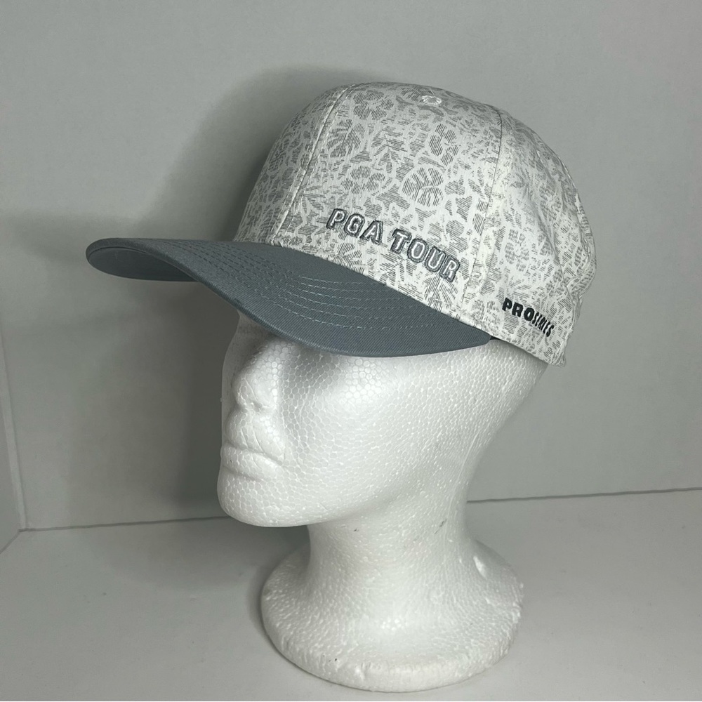 Gray and White PGA Tour Cap